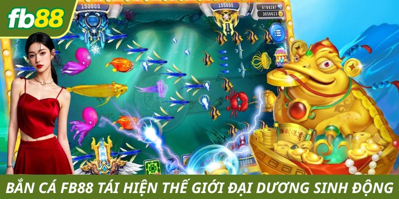 Thế giới đại dương được tái hiện tại chuyên mục bắn cá
